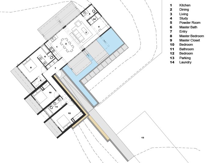 Floor plan.