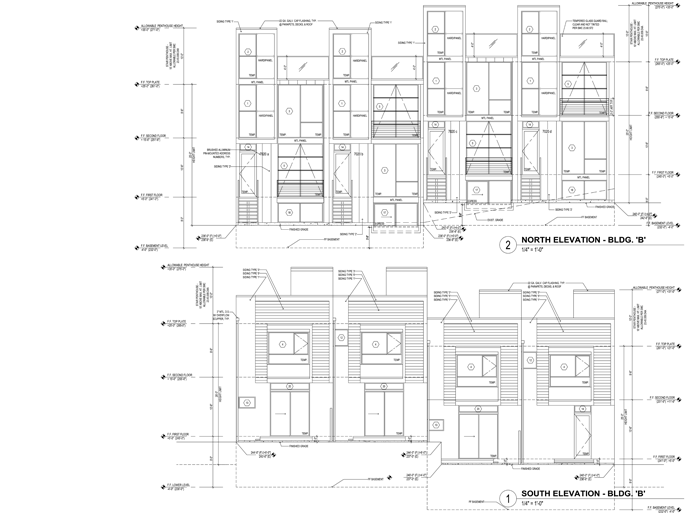 Building elevations.